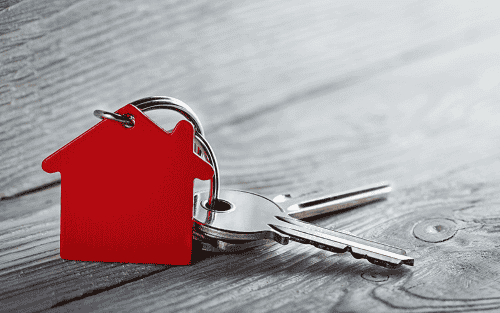 Keys With House Keyring