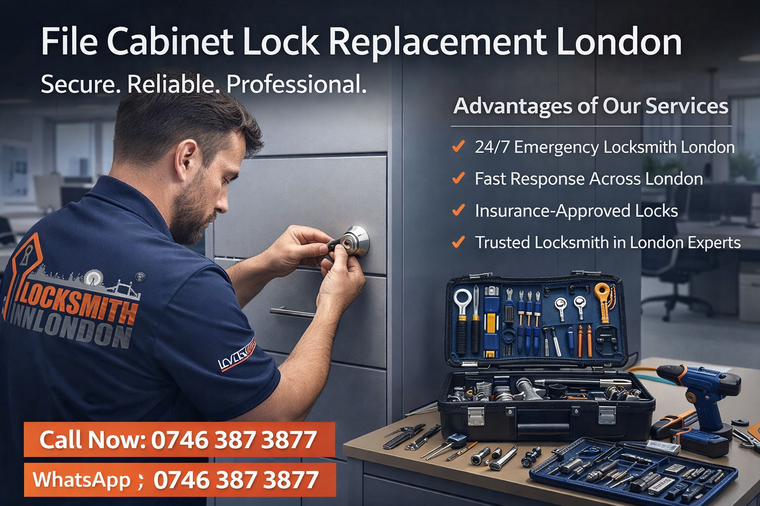 file cabinet lock replacement London