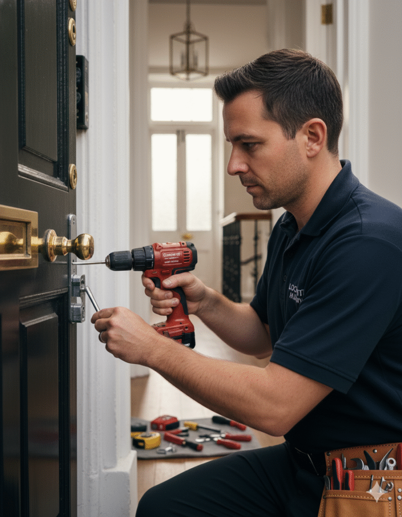 lock change westminster locksmith installing door lock