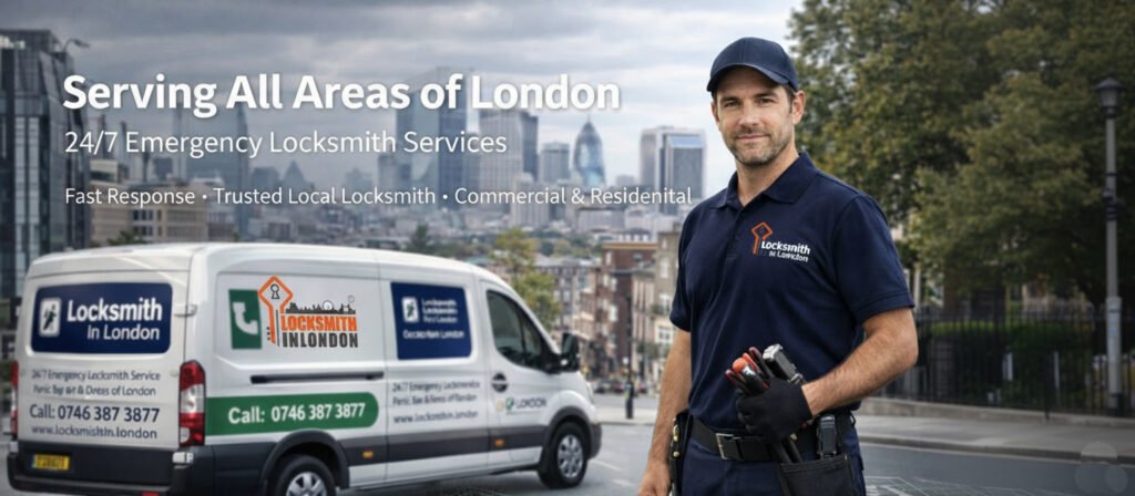 locksmith in London serving all service areas with emergency locksmith van