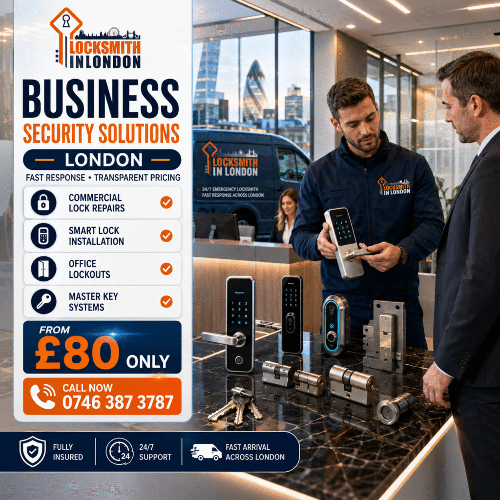 emergency locksmith London business lock repair pricing