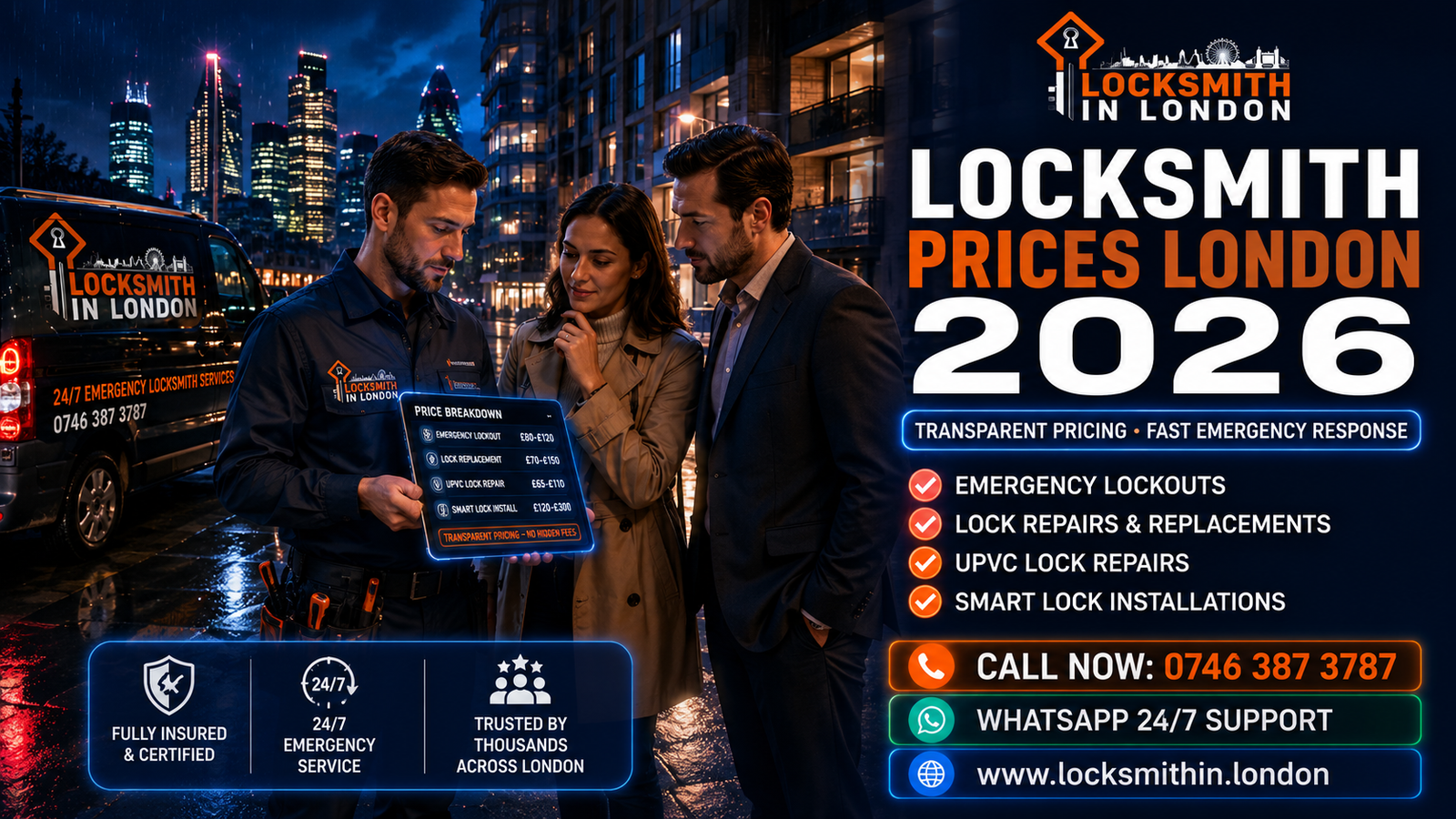 Locksmith Prices London