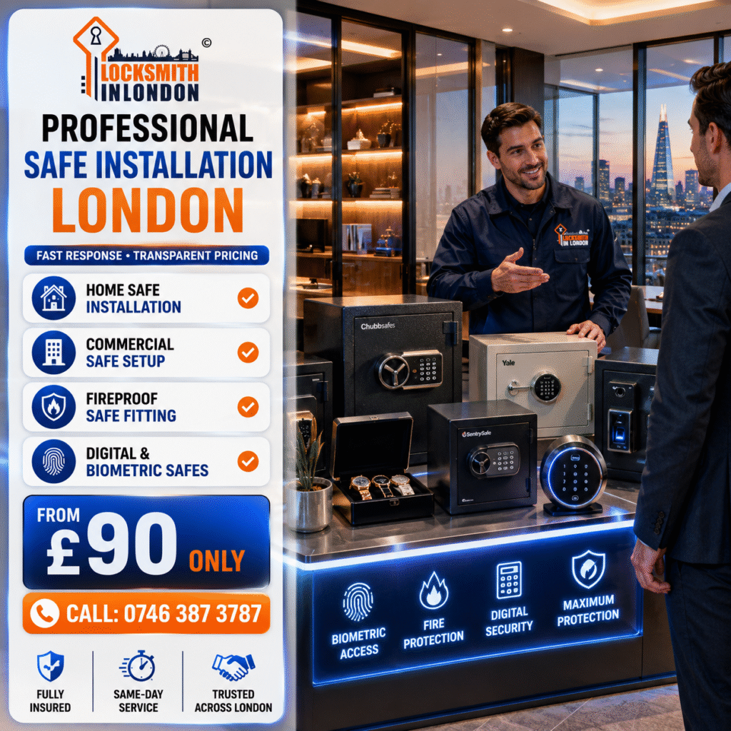 Safe Installation By Locksmith In London