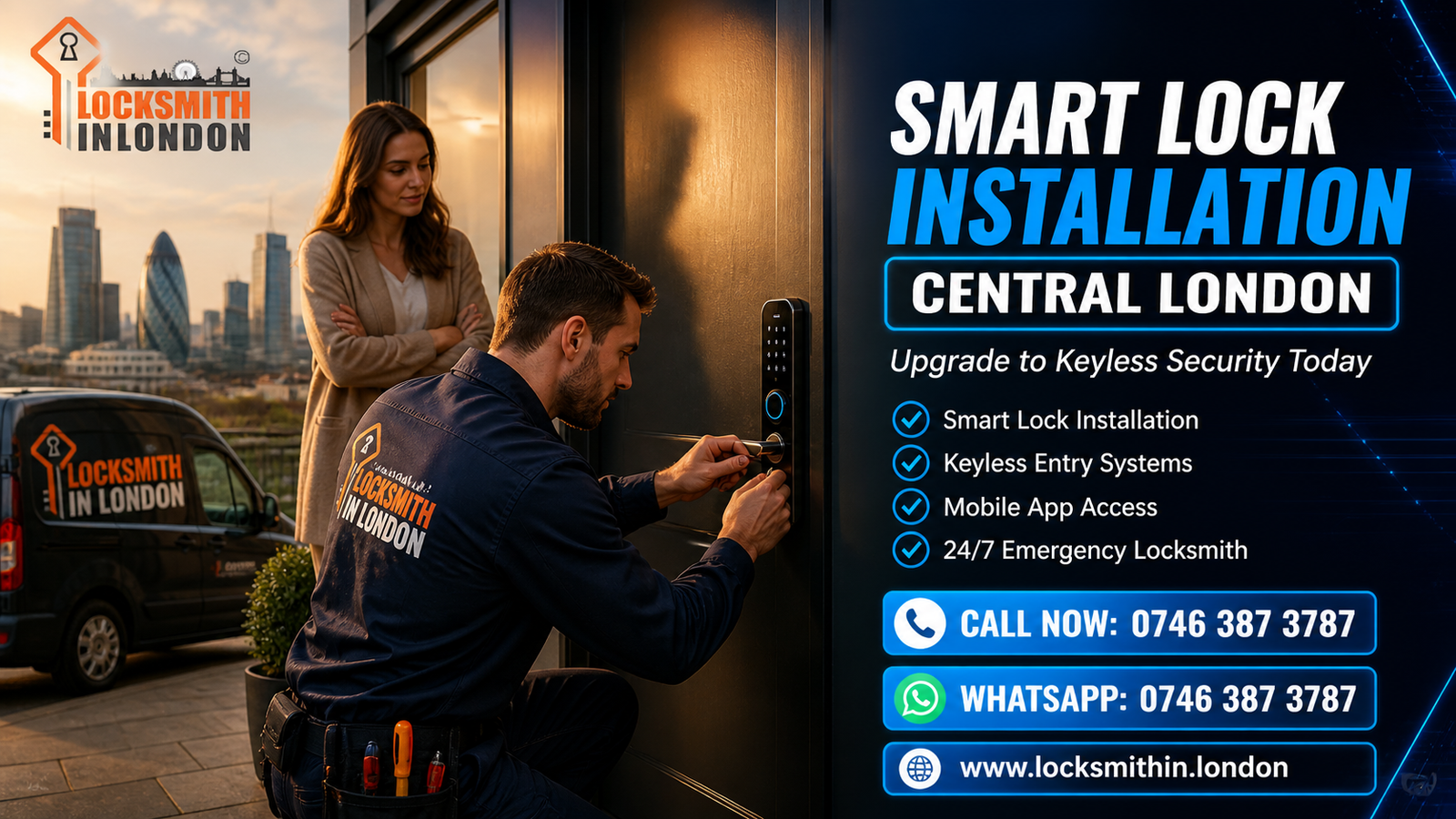 Smart Lock Installation Central London