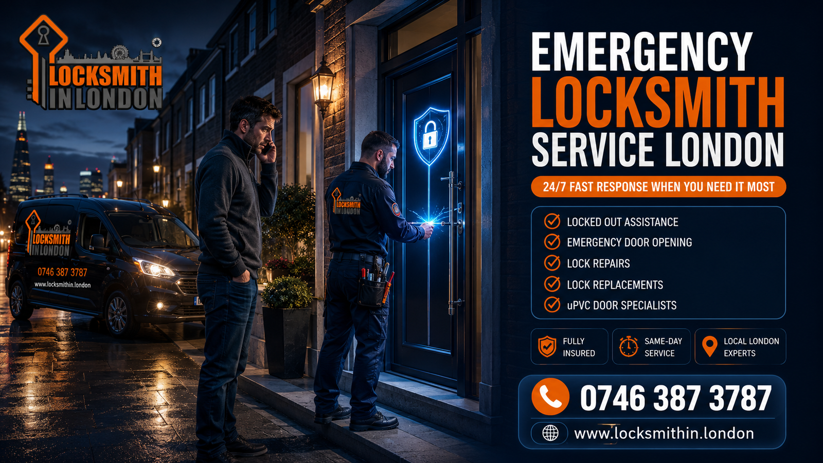 Emergency Locksmith Service London