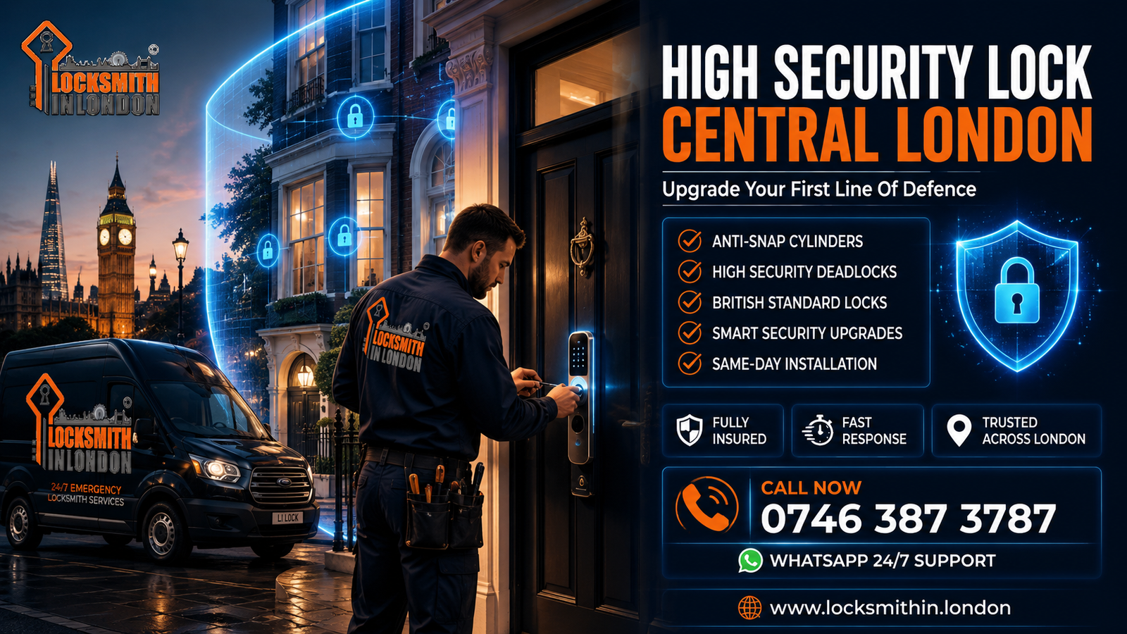High Security Lock Central London