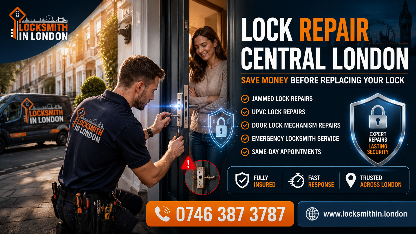 lock repair central london