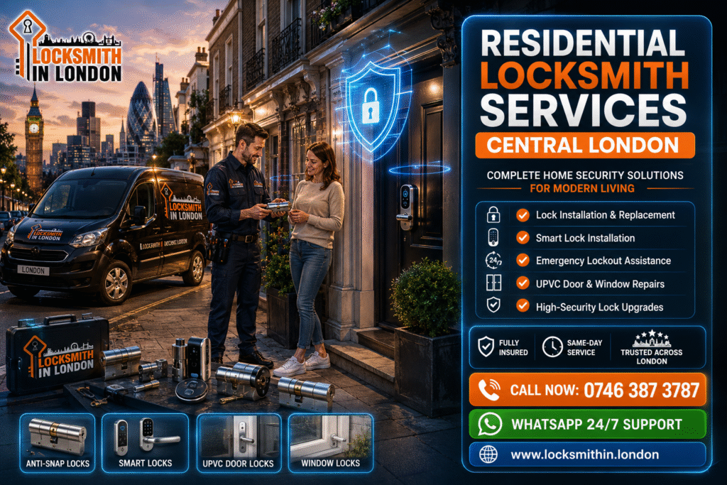 Residential Locksmith Services Central London