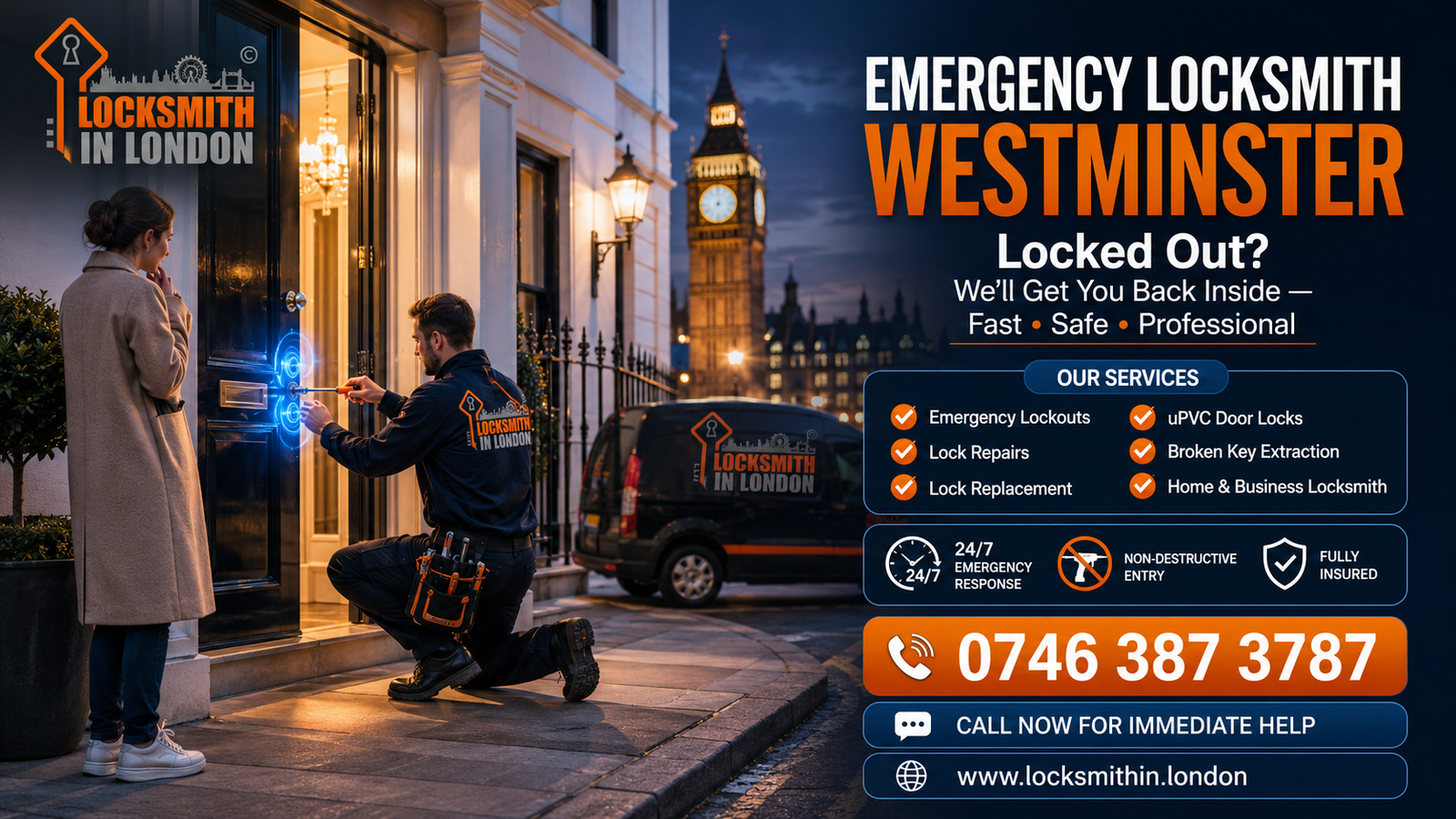 Emergency Locksmith Westminster