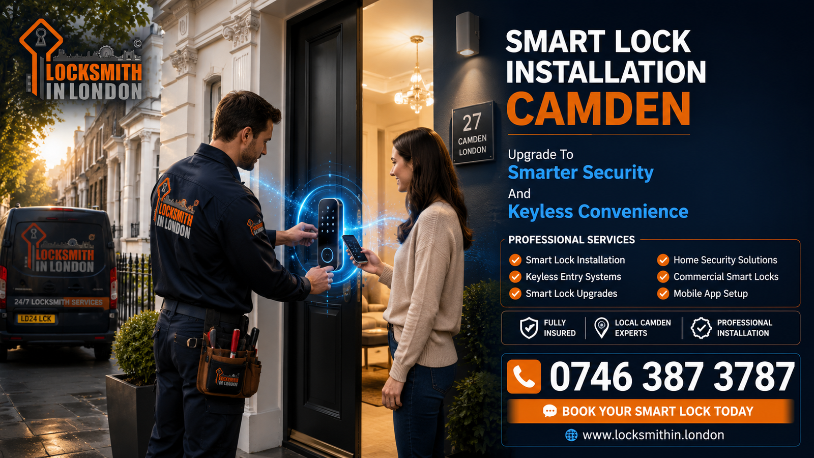 Smart Lock Installation Camden