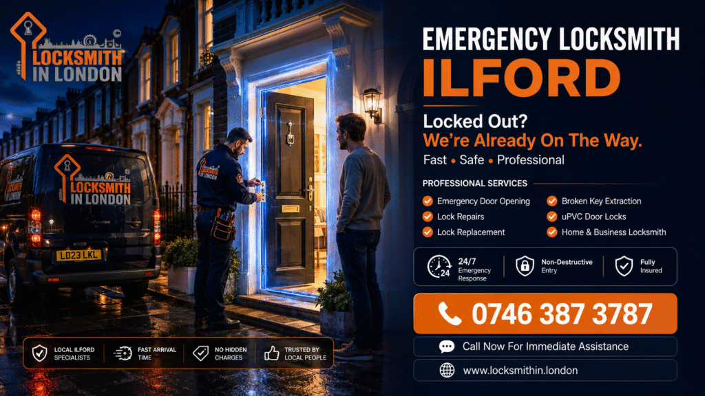 Emergency Locksmith Ilford locksmith in London
