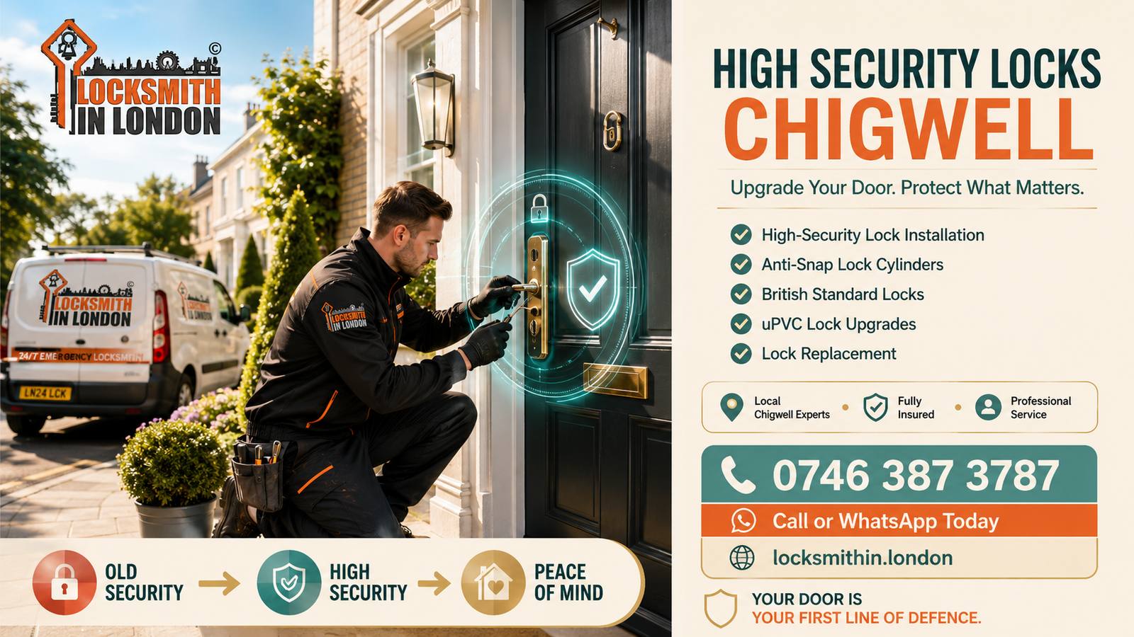 High Security Lock Installation Chigwell | Locksmith In London www.locksmithin.london