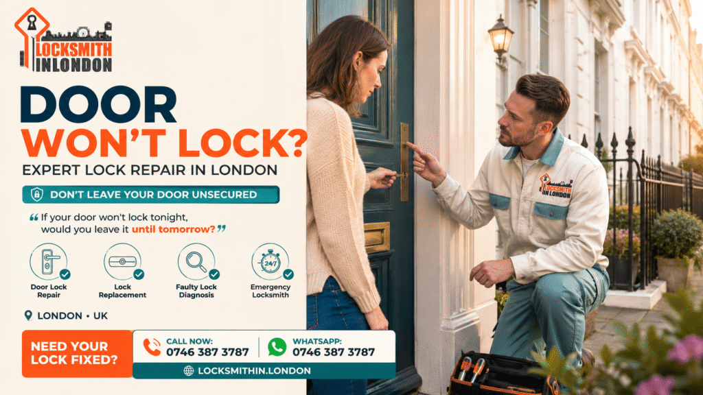 door won't lock repair London | Locksmith In London | www.locksmithin.london