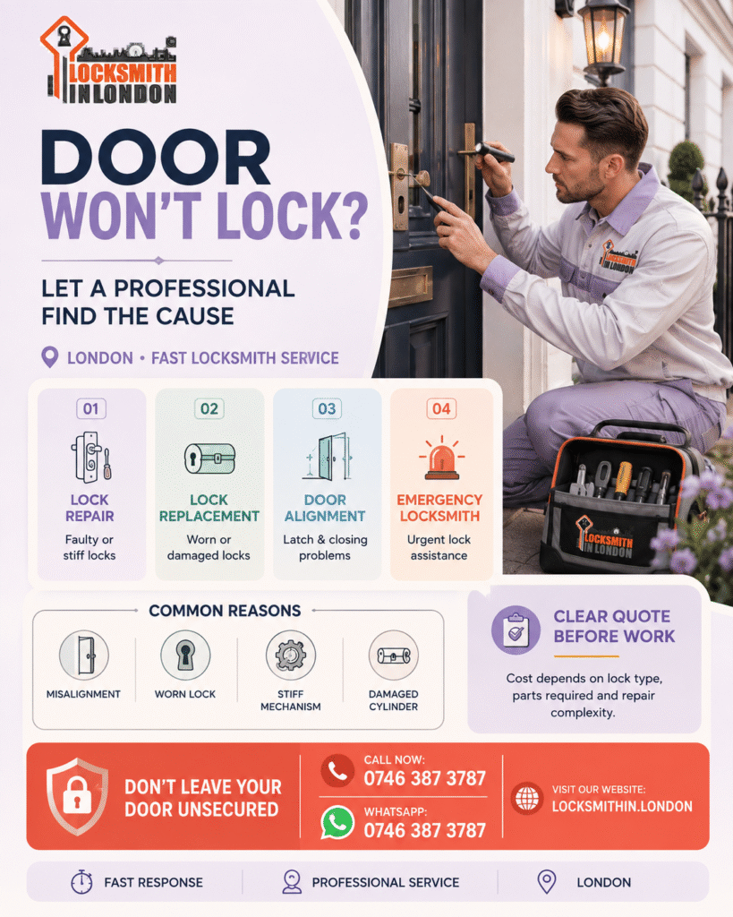 locksmith in London door lock repair replacement London
