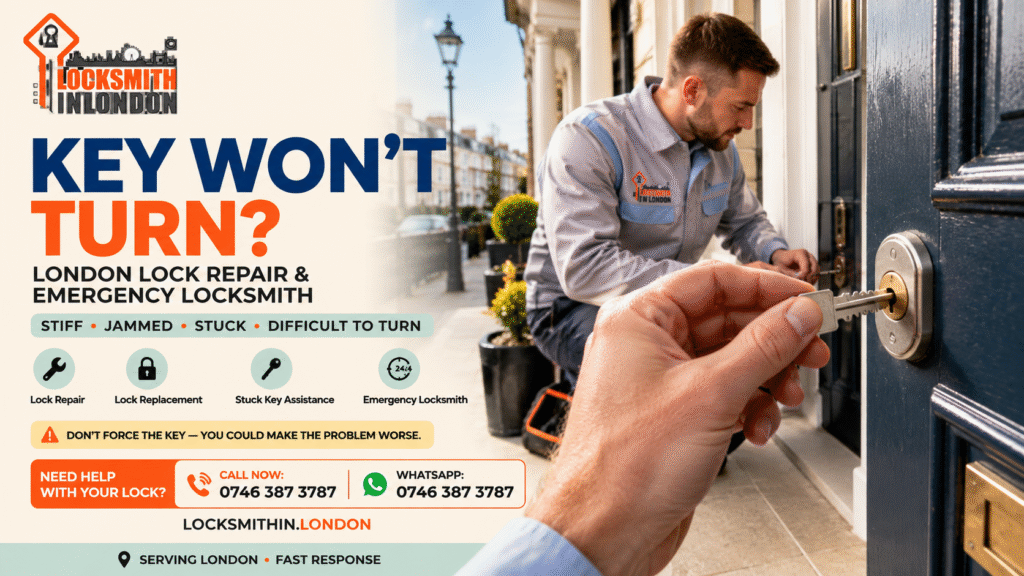 key won't turn in lock London | Locksmith In London | www.locksmithin.london
