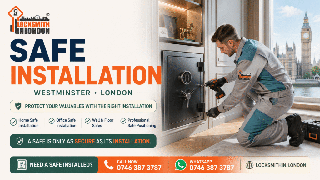 safe installation Westminster | locksmith in London | www.locksmithin.london