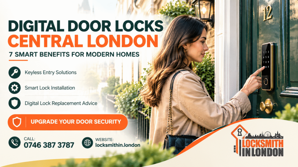 Digital Door Locks Central London | Locksmith in London | www.locksmithin.london