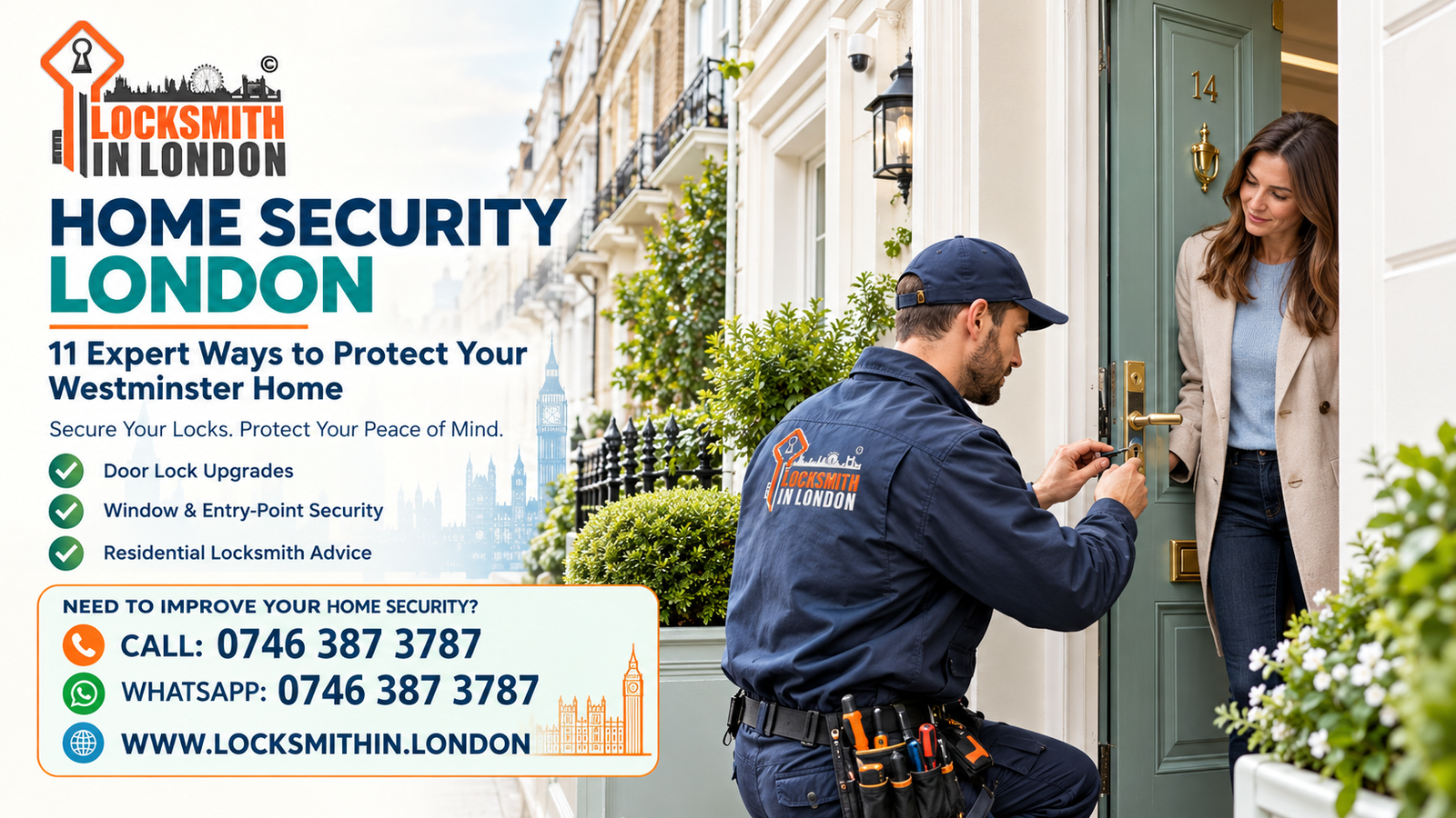 Home Security Westminster | Locksmith In London | www.locksmithin.london